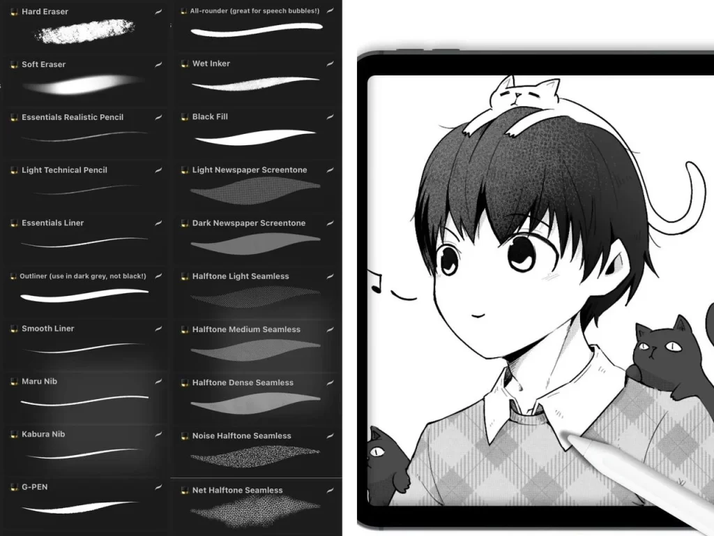 图片[3]-343-0支漫画笔刷套装-虚幻之初