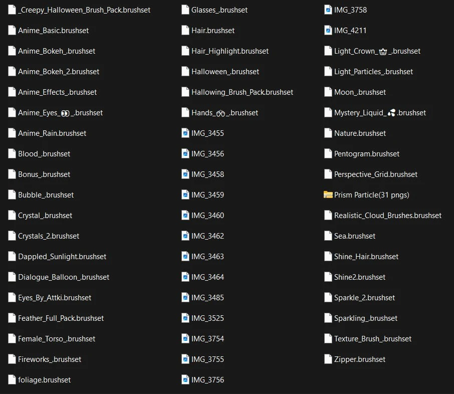 图片[2]-346-Attki（https://attki.gumroad.com/）的 Procreate 笔刷集-虚幻之初