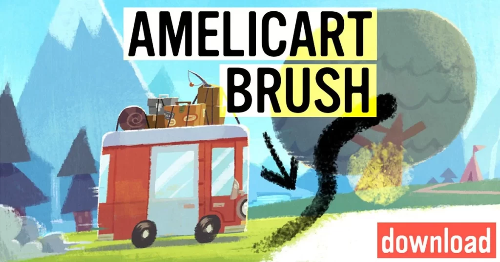 359-Amelicart 画笔 2022 + PSD-虚幻之初