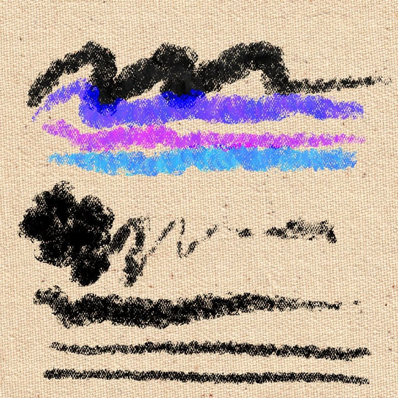 图片[2]-364-道纳的免费铅笔笔刷，适用于Photoshop、CSP、Procreate等软件，包含色调与疾病元素-虚幻之初