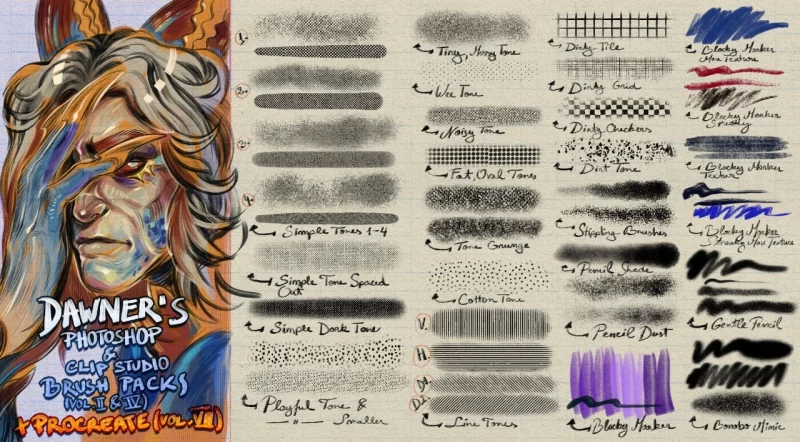 369-道纳尔的 CSP 笔刷包第 4 卷-虚幻之初