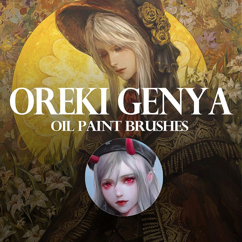 图片[2]-376-Patreon 画笔 2024 年基础插图 + 油画-虚幻之初