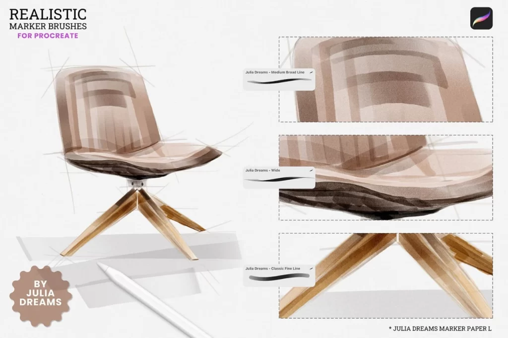 图片[3]-381-Procreate 真实马克笔画笔套装-虚幻之初