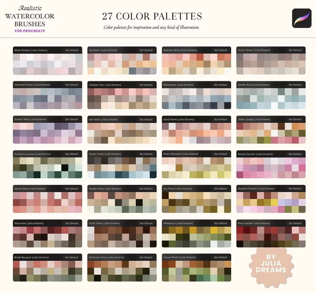 图片[3]-384-Procreate 实景水彩画笔套装 – 11 款 Procreate 水彩画笔 – 文件格式为.brushset-虚幻之初