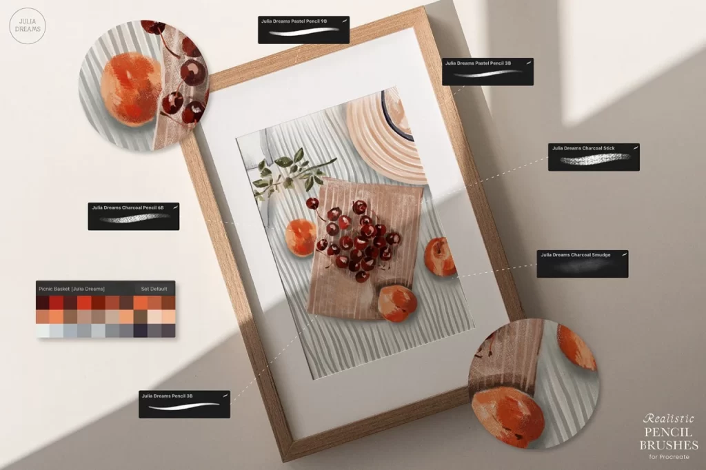 图片[3]-387-Procreate 真实铅笔笔刷-虚幻之初