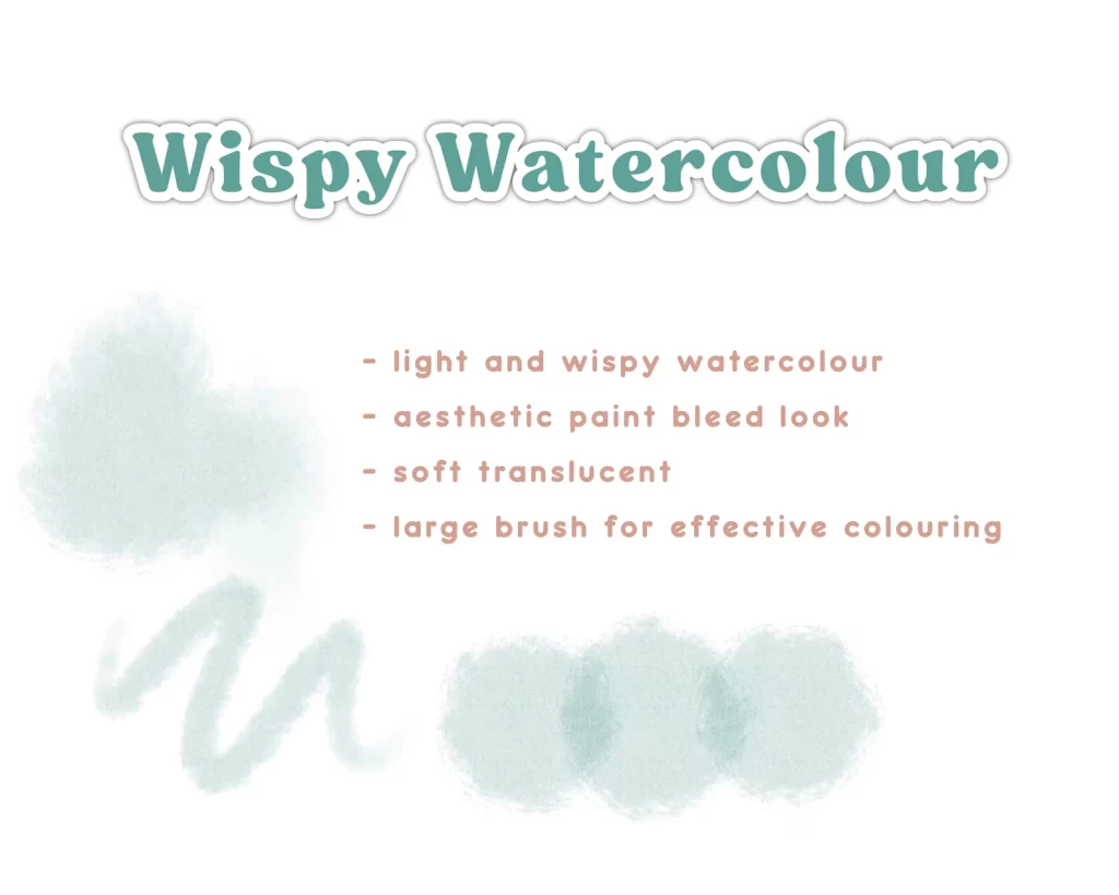 图片[3]-391-奇幻水彩动漫画笔套装——线稿和彩色画笔包 iPad、Procreate画笔、墨水画素描和水彩画笔套装-虚幻之初