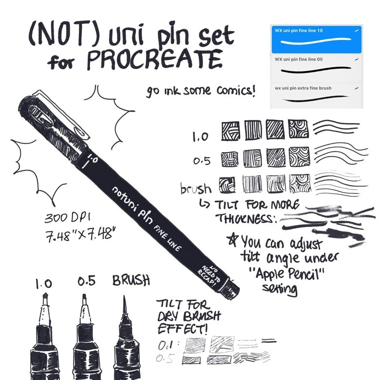 398-非大学专用笔套装（仅适用于Procreate）-虚幻之初