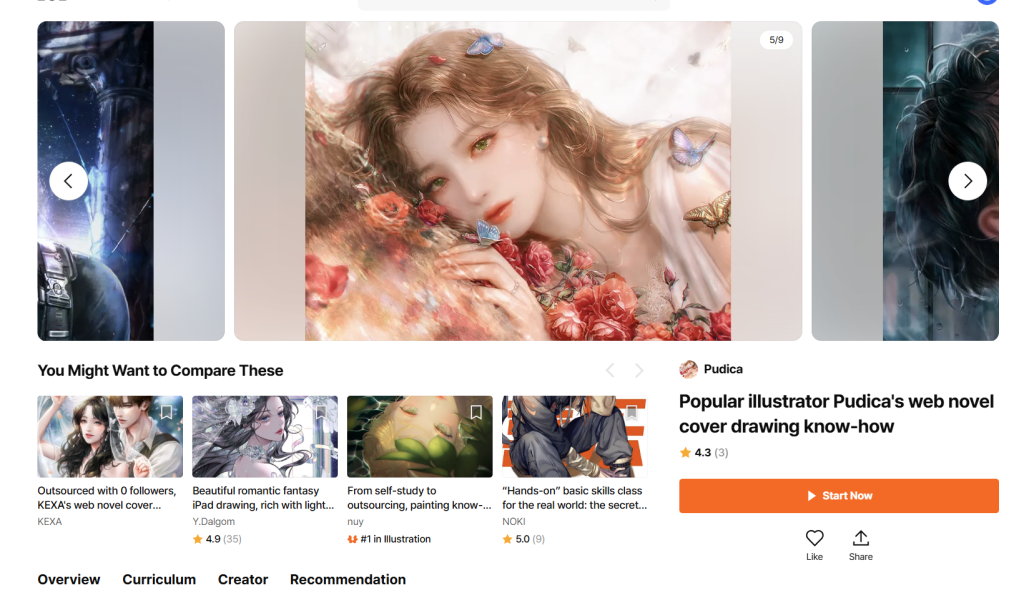 图片[2]-普迪卡 著名插画师Pudica的网络小说封面绘画技巧 Pudica-虚幻之初