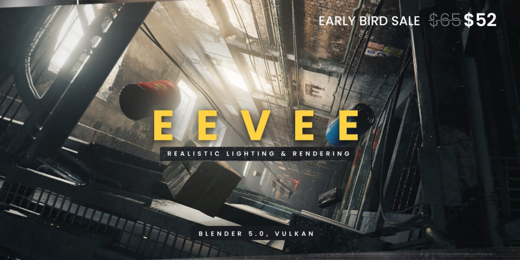 在Blender 5.x中，能以极其逼真的光照效果，媲美Cycles和其他路径追踪引擎——而且渲染时间极短。-虚幻之初