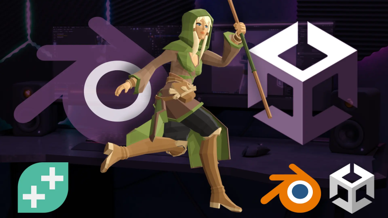 从 Blender 到 Unity：游戏级素材、角色与动画-虚幻之初