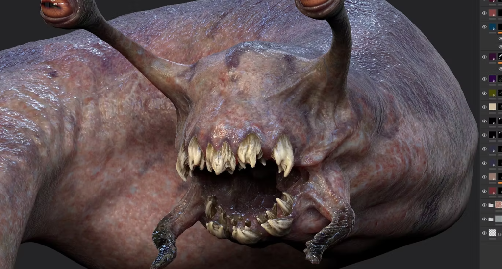 图片[2]-Zbrush、Maya、Photoshop、Substance Painter和Unreal 从零开始创作一个新的生物半身像-虚幻之初