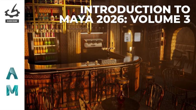Maya 2026 导论：第三卷 与埃里克·凯勒的贴图、灯光、动画与渲染技术-虚幻之初