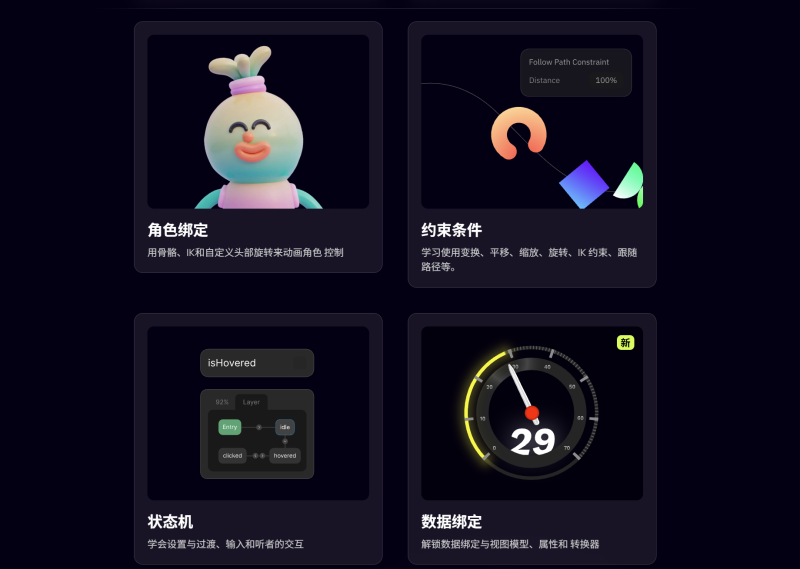 终极Rive动画课程 你唯一需要掌握rive互动动画的课程。-虚幻之初