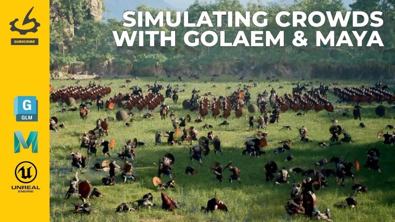 与Golaem和Maya一起模拟人群 使用 Golaem、Maya 和 Unreal Engine 与 Wilfried Lhomme 实现生产就绪工作流程-虚幻之初