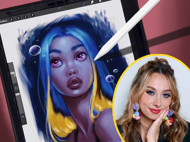 Procreate轻松 与伊莎贝尔·斯陶布合作 4.7 (184) 提升绘画技巧，避免常见错误，加速掌握数字插画！-虚幻之初