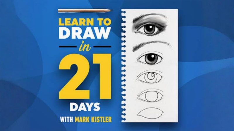 -21天学会绘画（第一季） 与马克·基斯特勒合作 4.9 (1071) 通过21节充满乐趣的初学者课程，学习如何从零开始绘画！-虚幻之初