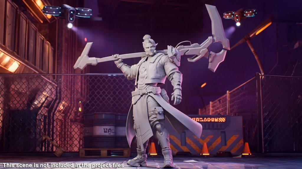 高级科幻风格化角色艺术课程 - 第一部分 - 高多边形-虚幻之初