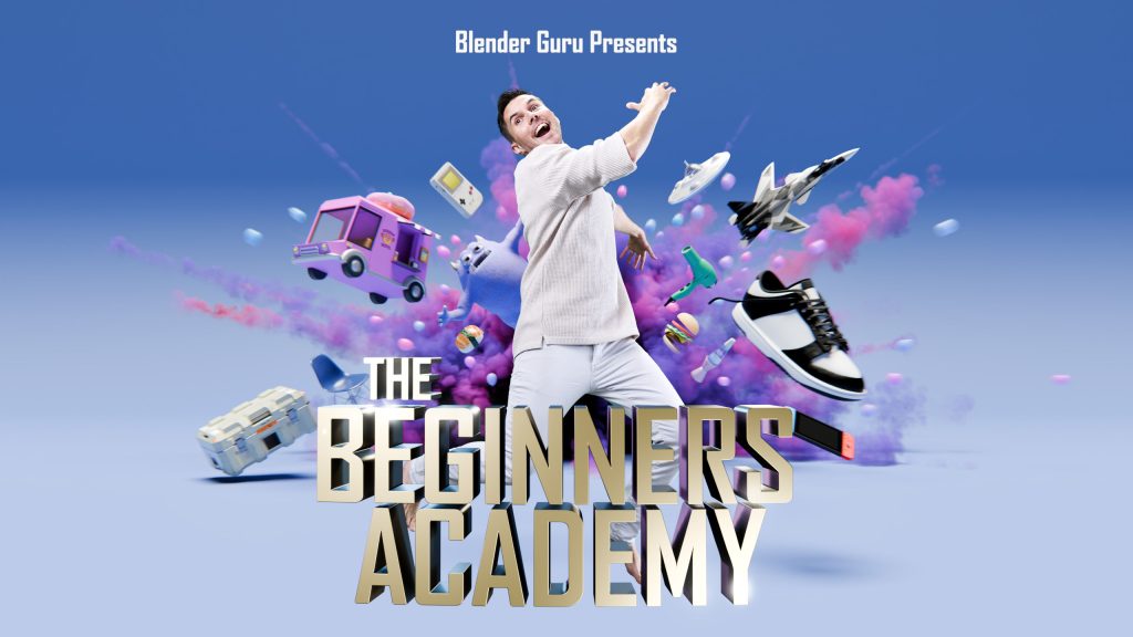 图片[1]-学习基础搅拌机技能 Blender Guru 学院是 Andrew Price 为初学者打造的一门综合课程。-虚幻之初