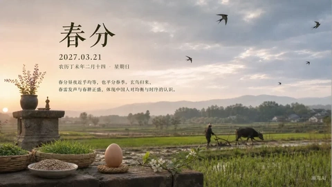 【360】春分|昼夜均分,春色正中-虚幻之初