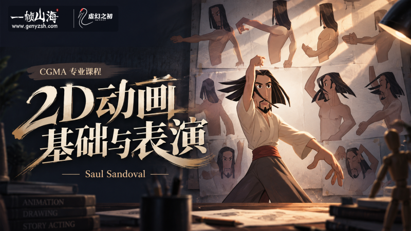 绘画 2D动画基础与表演｜Saul Sandoval-虚幻之初