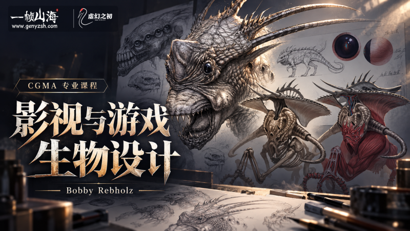 ZBrush 影视与游戏生物设计|Bobby Rebholz-虚幻之初