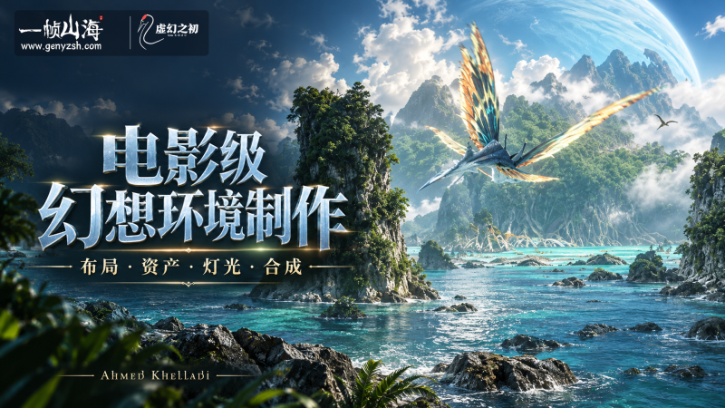 3D 环境 电影级幻想环境制作｜Ahmed Khelladi-虚幻之初