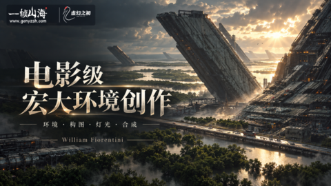 3D 环境 电影级宏大环境创作|William Fiorentini-虚幻之初