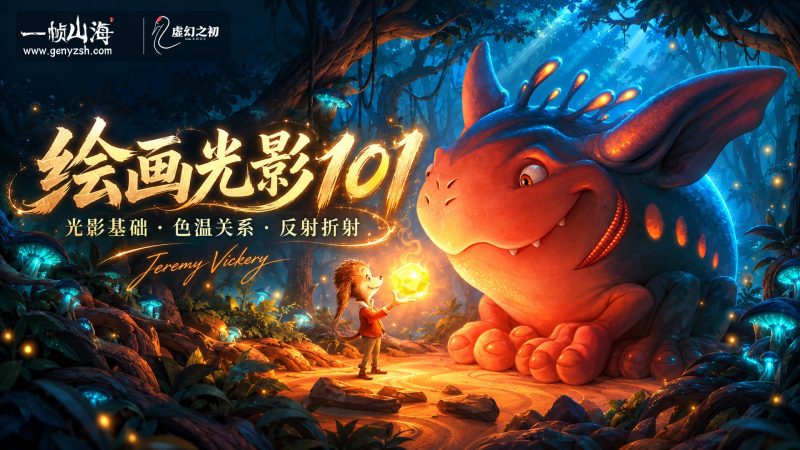 绘画光影 101：数字绘画中的光与色｜Jeremy Vickery / Painting Light 101-虚幻之初