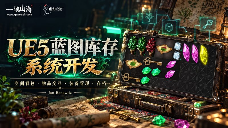 UE5 蓝图库存系统完整开发｜Udemy / Complete Unreal Engine 5 Blueprint Inventory System-虚幻之初