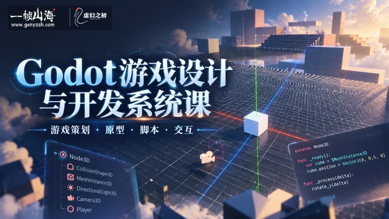 游戏设计与开发证书课程:用 Godot 从零做游戏|Upskillist / Certificate in Game Design & Development-虚幻之初